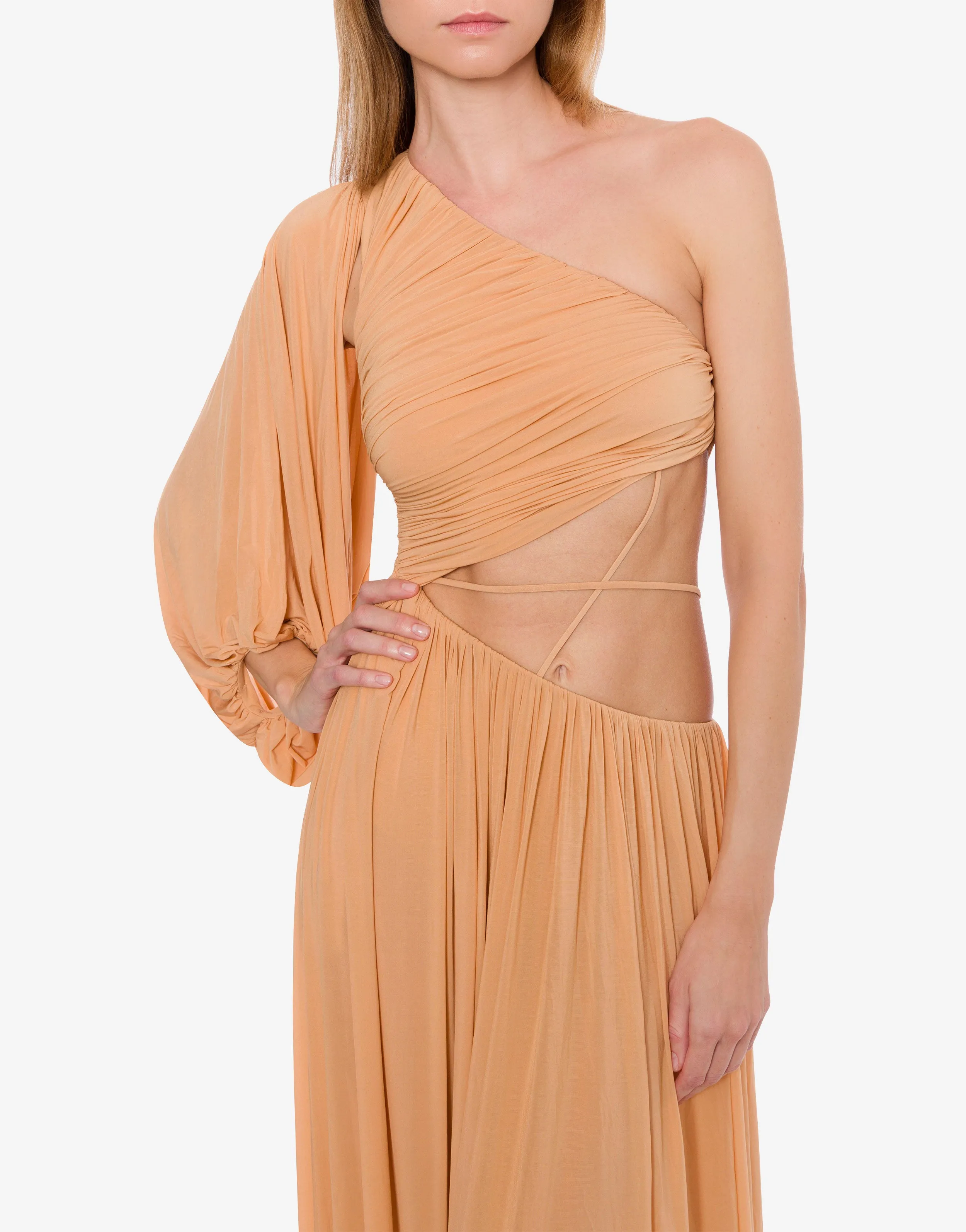 Abito monospalla in jersey sold by Philosophy di Lorenzo Serafini product image thumbnail 4