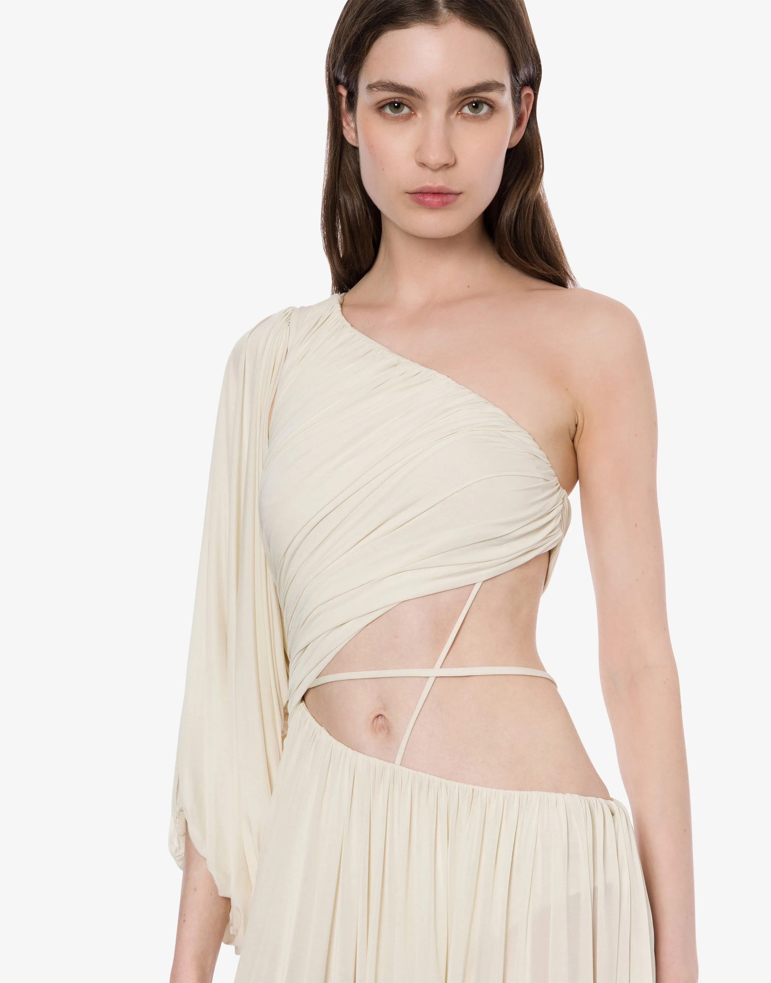 Abito monospalla in jersey sold by Philosophy di Lorenzo Serafini product image thumbnail 4