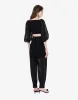 Top crop in voile con impunture
 sold by Philosophy di Lorenzo Serafini