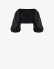 Top crop in voile con impunture
 sold by Philosophy di Lorenzo Serafini