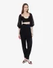 Top crop in voile con impunture
 sold by Philosophy di Lorenzo Serafini