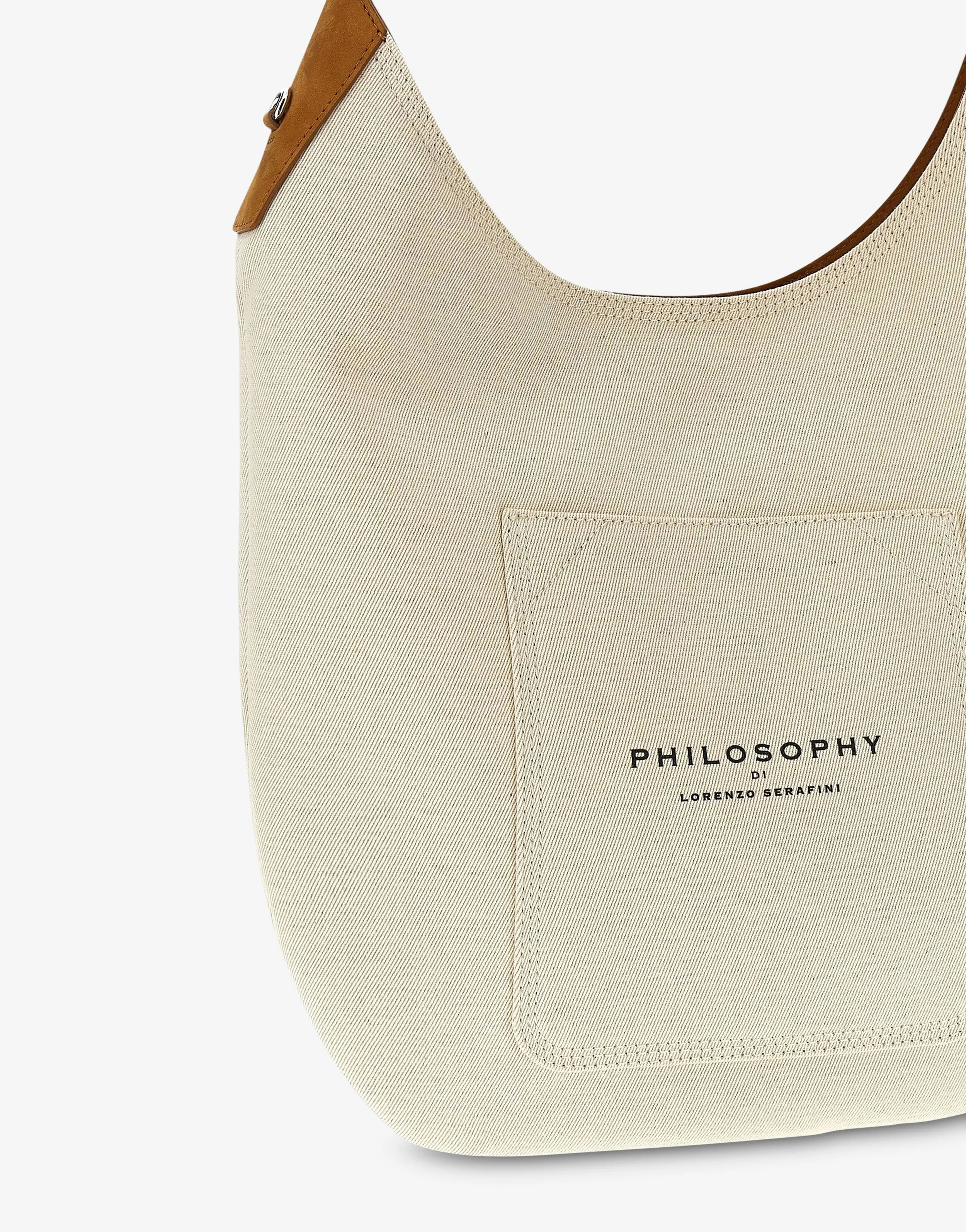Borsa con dettagli in pelle scamosciata sold by Philosophy di Lorenzo Serafini product image thumbnail 3