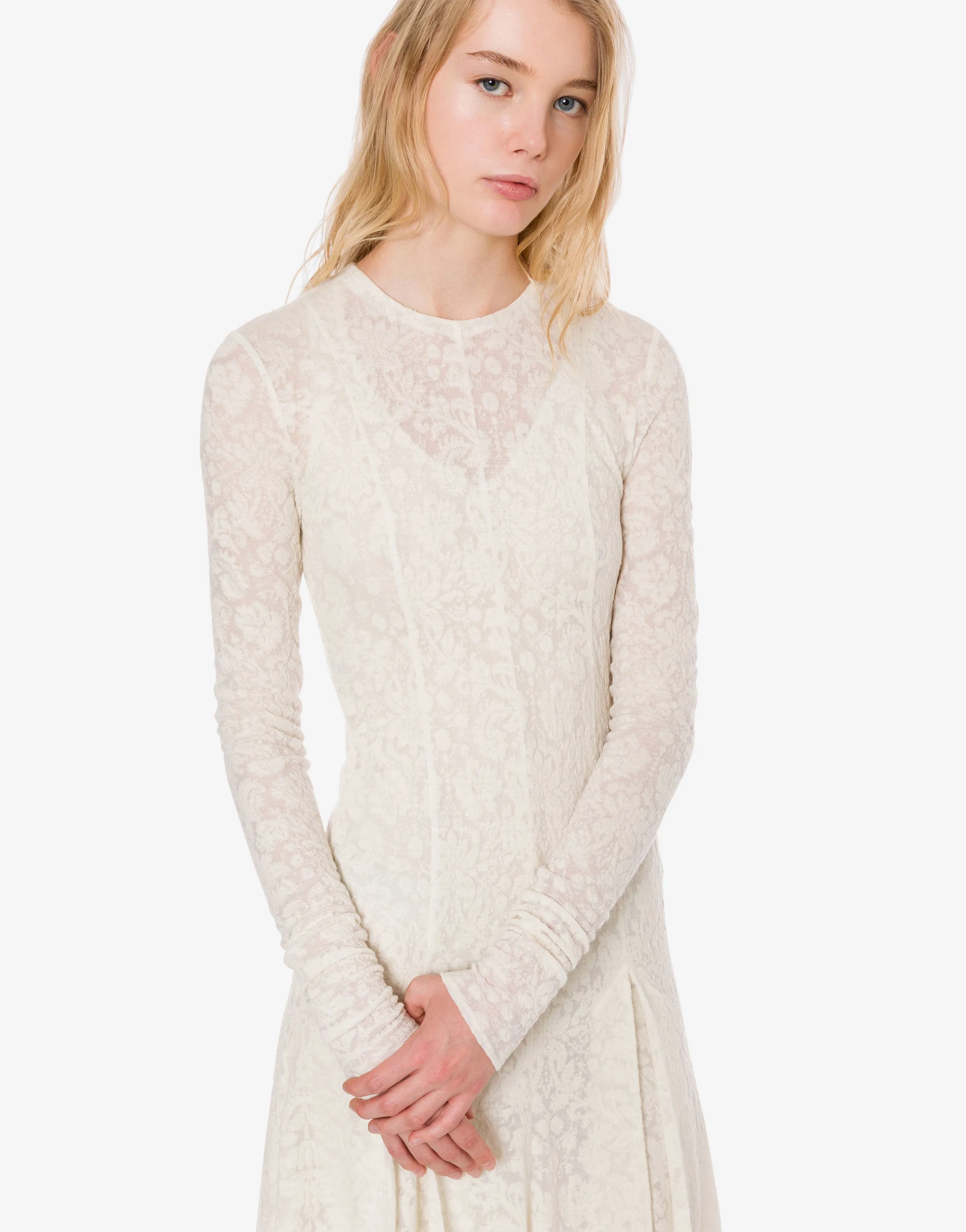 Abito lungo in pizzo sold by Philosophy di Lorenzo Serafini product image thumbnail 4