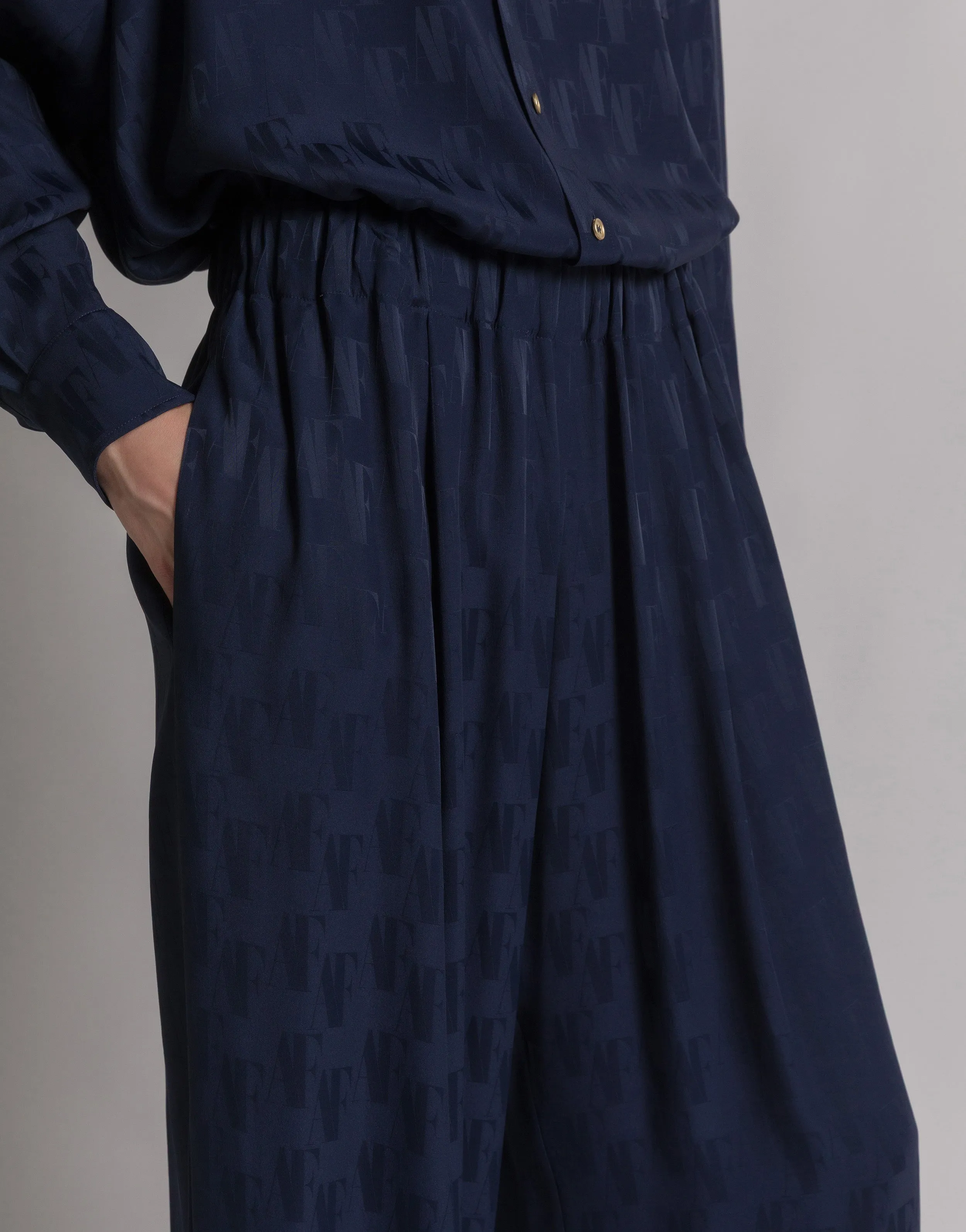 Pantaloni in seta Monogram AF sold by Philosophy di Lorenzo Serafini product image thumbnail 4