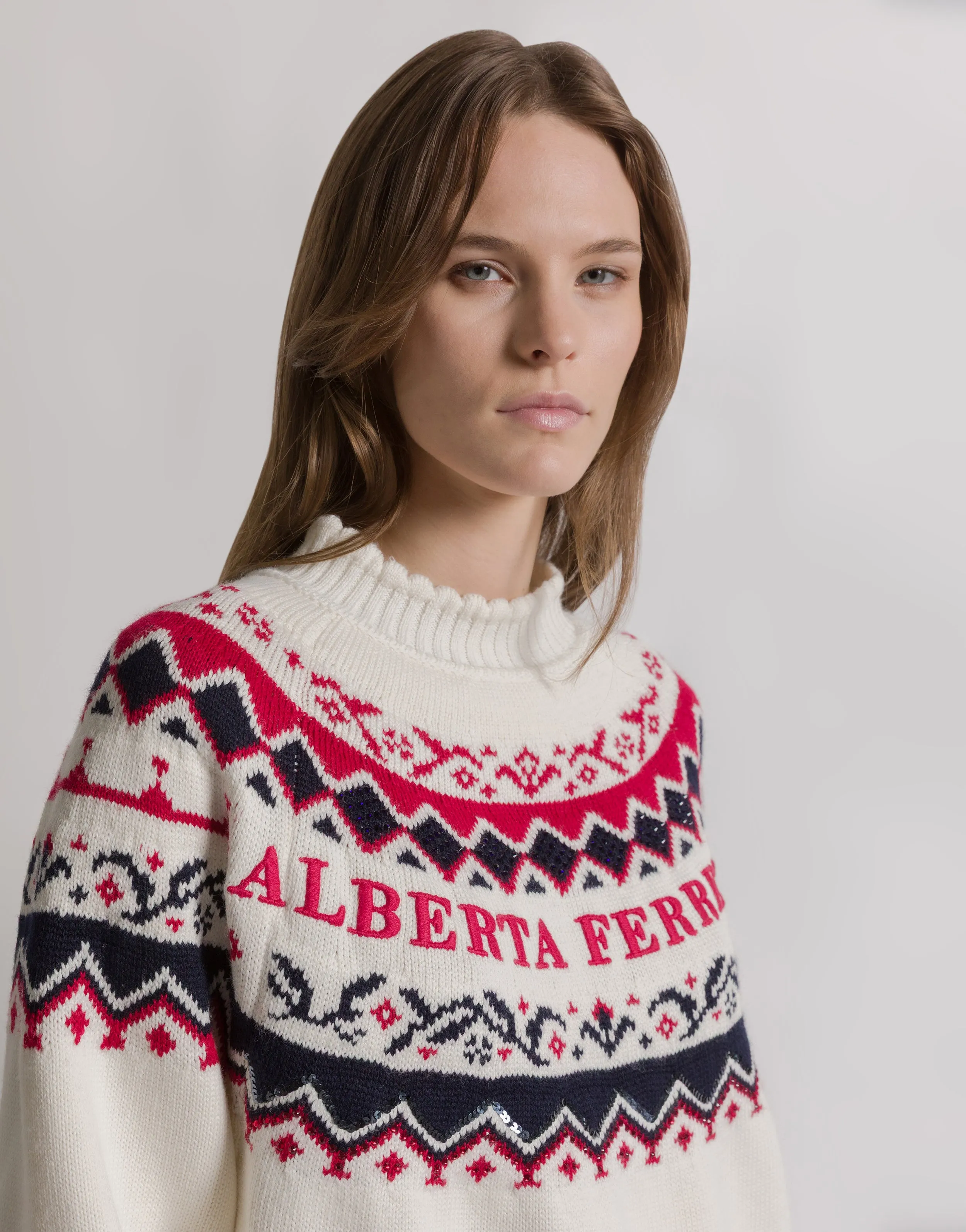 Maglione Fair Isle per après-ski sold by Philosophy di Lorenzo Serafini product image thumbnail 4