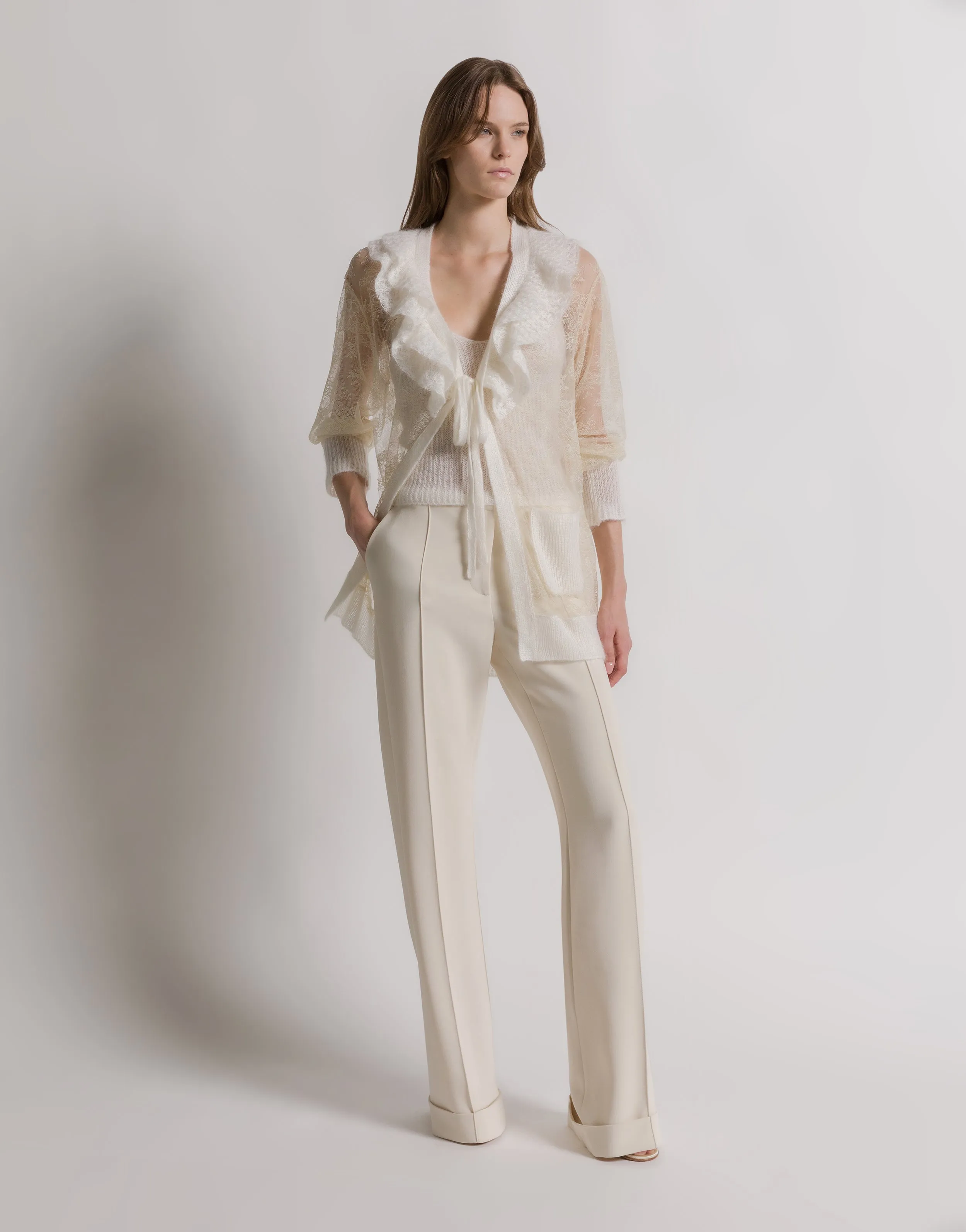 Cardigan in pizzo e mohair sold by Philosophy di Lorenzo Serafini product image thumbnail 2