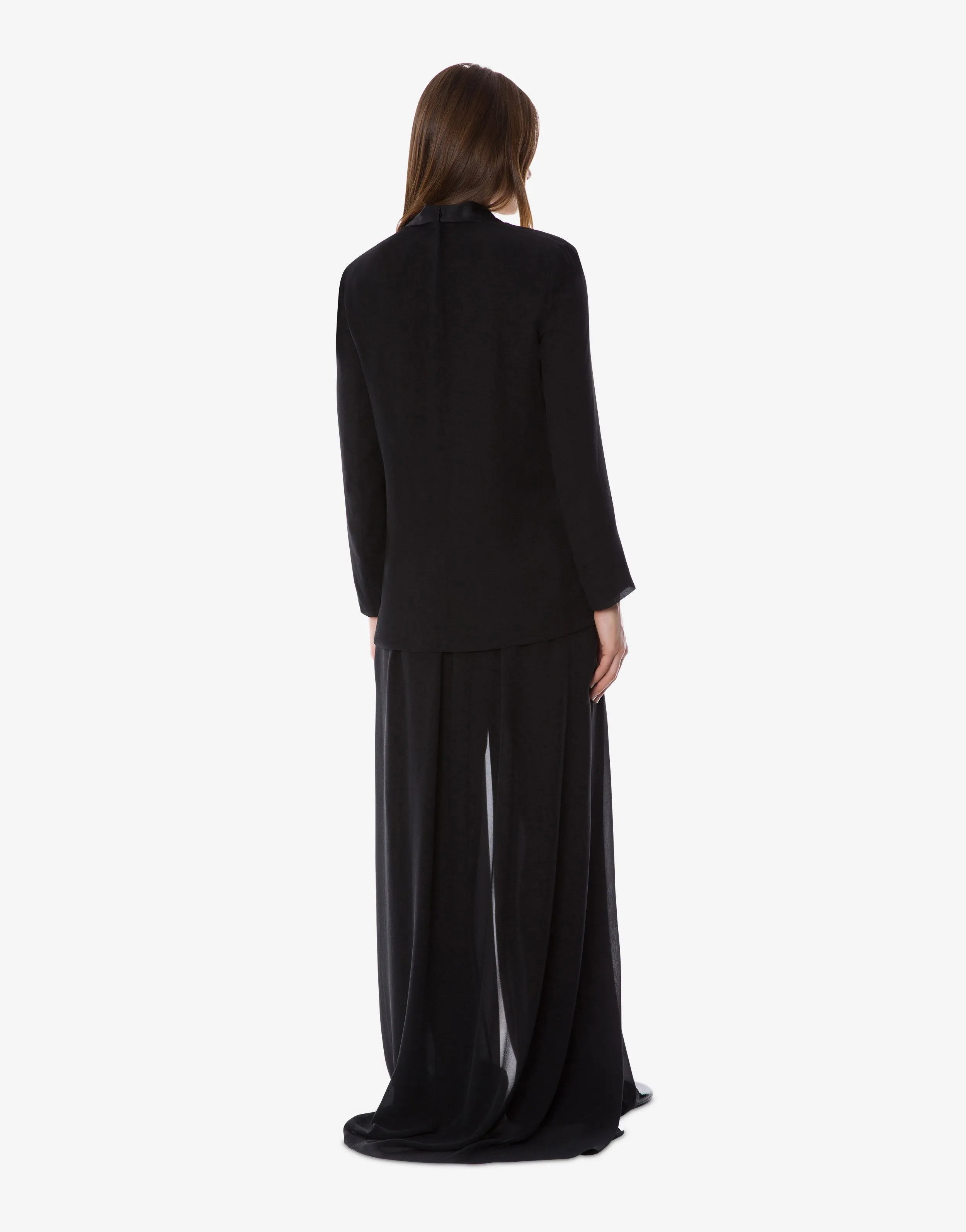 Giacca da sera in georgette con collo a contrasto sold by Philosophy product image thumbnail 3