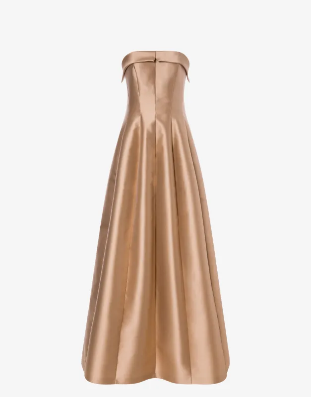 Abito da sera in mikado senza maniche sold by Philosophy