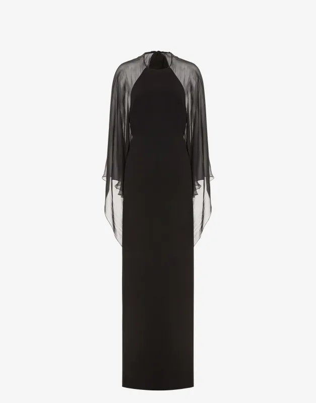 Abito da sera con maniche in chiffon sold by Philosophy di Lorenzo Serafini