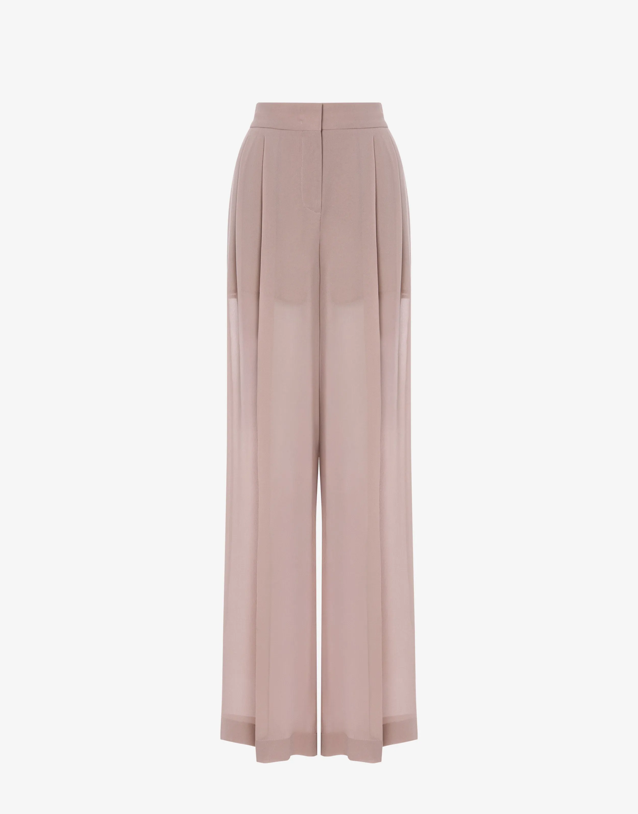 Pantaloni a gamba larga in georgette sold by Philosophy di Lorenzo Serafini