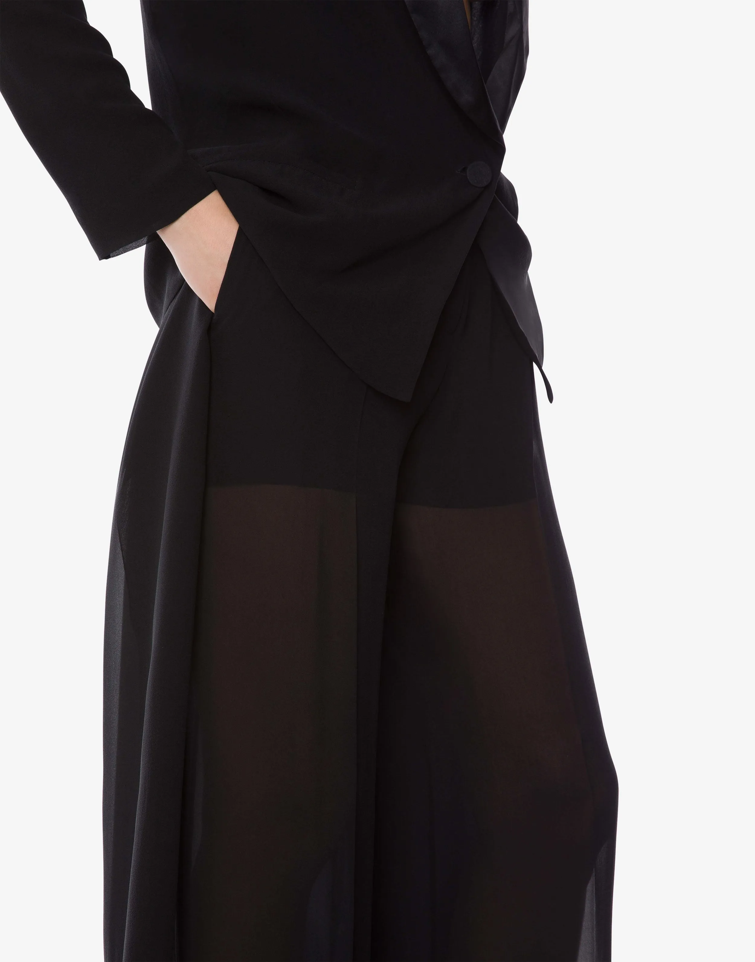 Pantaloni in georgette di chiffon sold by Philosophy di Lorenzo Serafini product image thumbnail 4