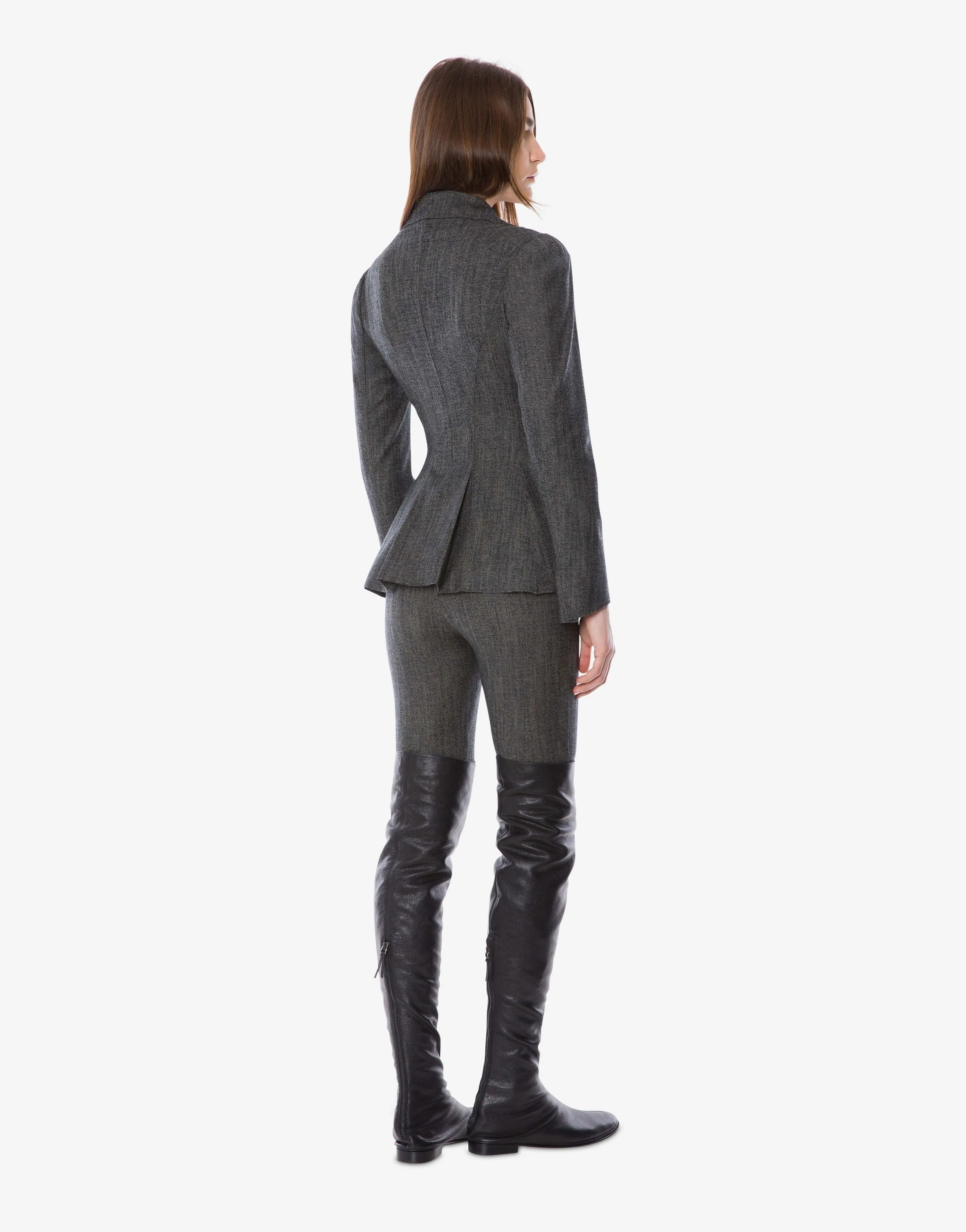 Pantaloni slim in lana stretch sold by Philosophy di Lorenzo Serafini product image thumbnail 3