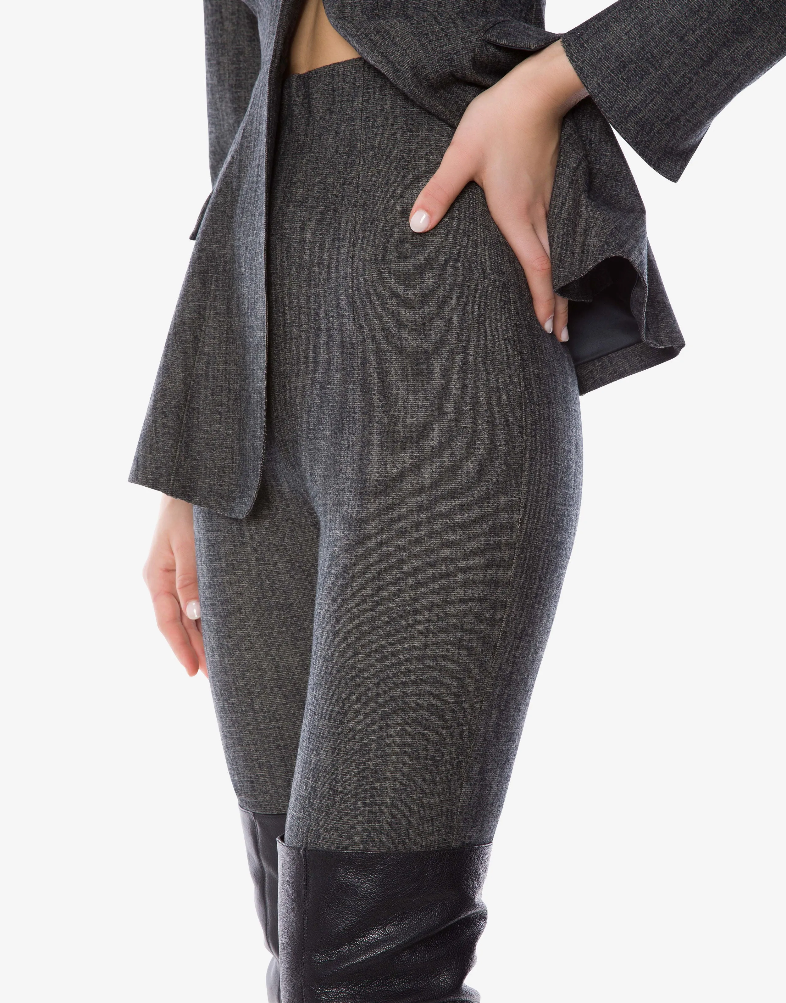Pantaloni slim in lana stretch sold by Philosophy di Lorenzo Serafini product image thumbnail 4