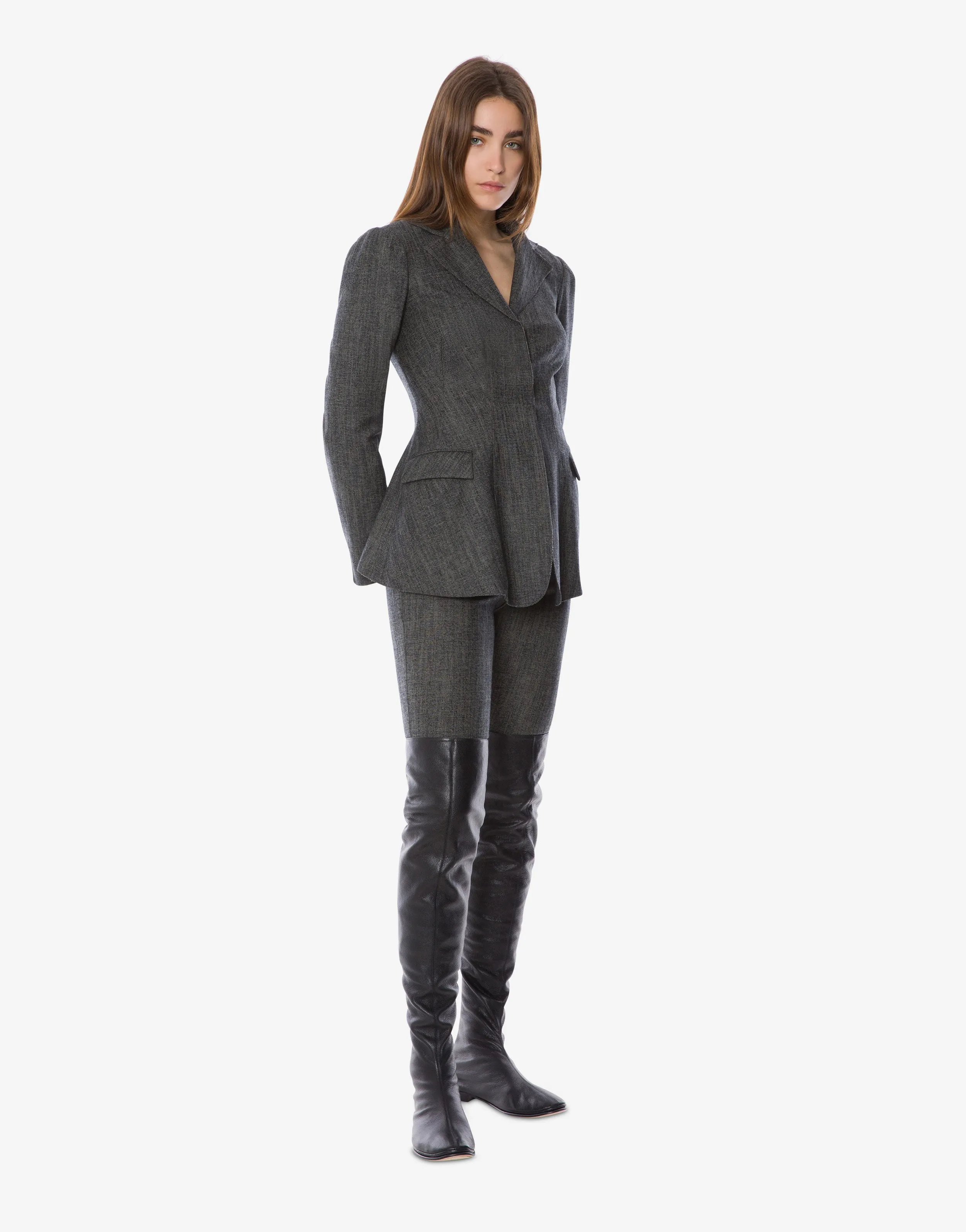 Pantaloni slim in lana stretch sold by Philosophy di Lorenzo Serafini product image thumbnail 2