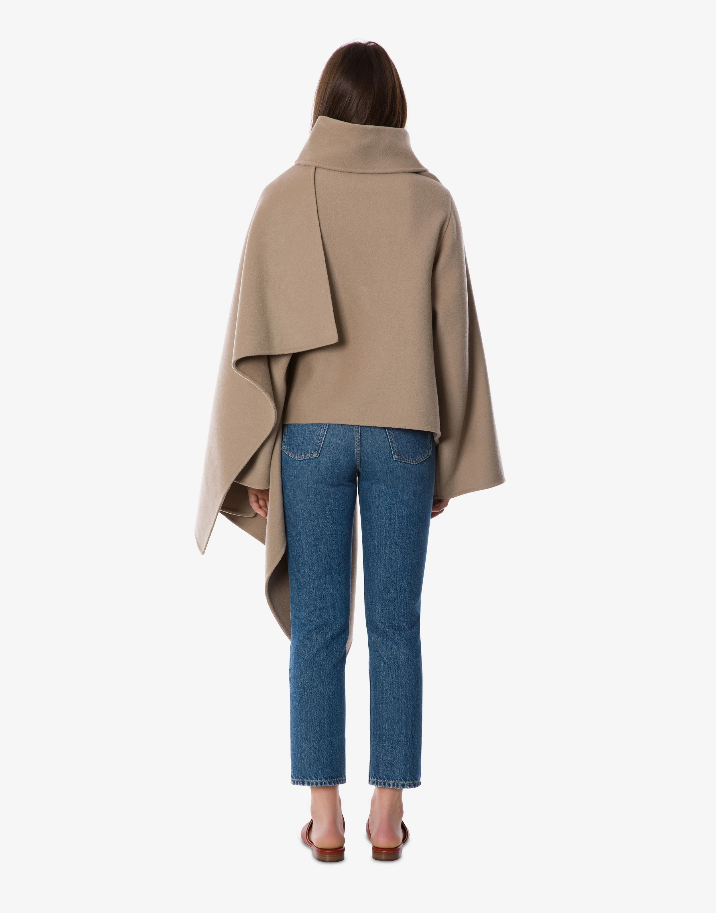 Giacca con collo a sciarpa in lana e cashmere sold by Philosophy di Lorenzo Serafini product image thumbnail 3