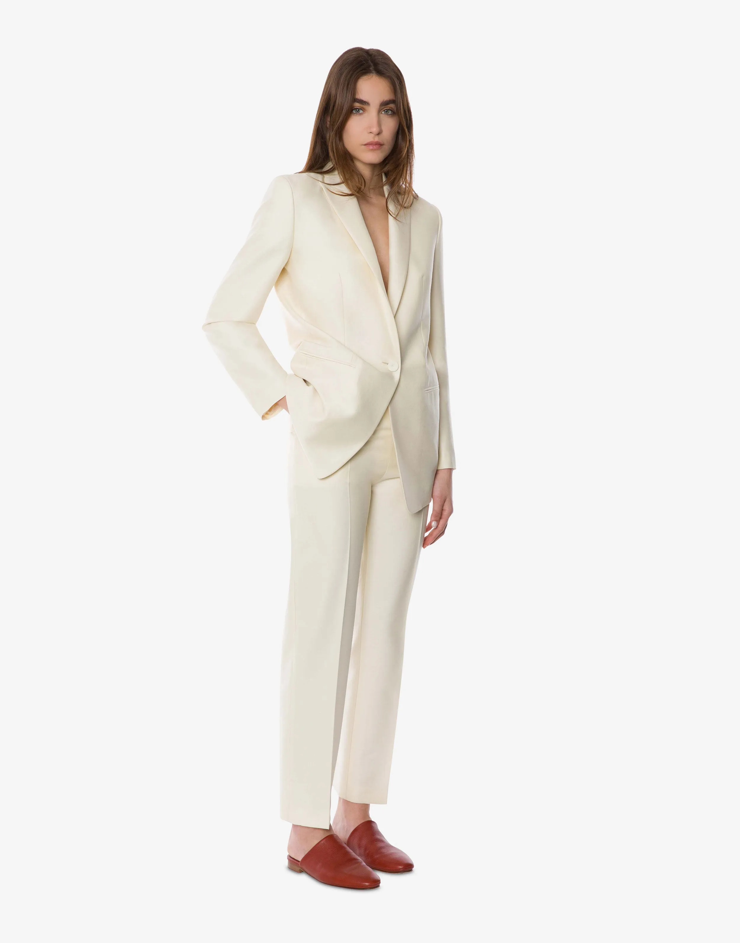 Pantaloni da abito in lana e seta sold by Philosophy di Lorenzo Serafini product image thumbnail 2