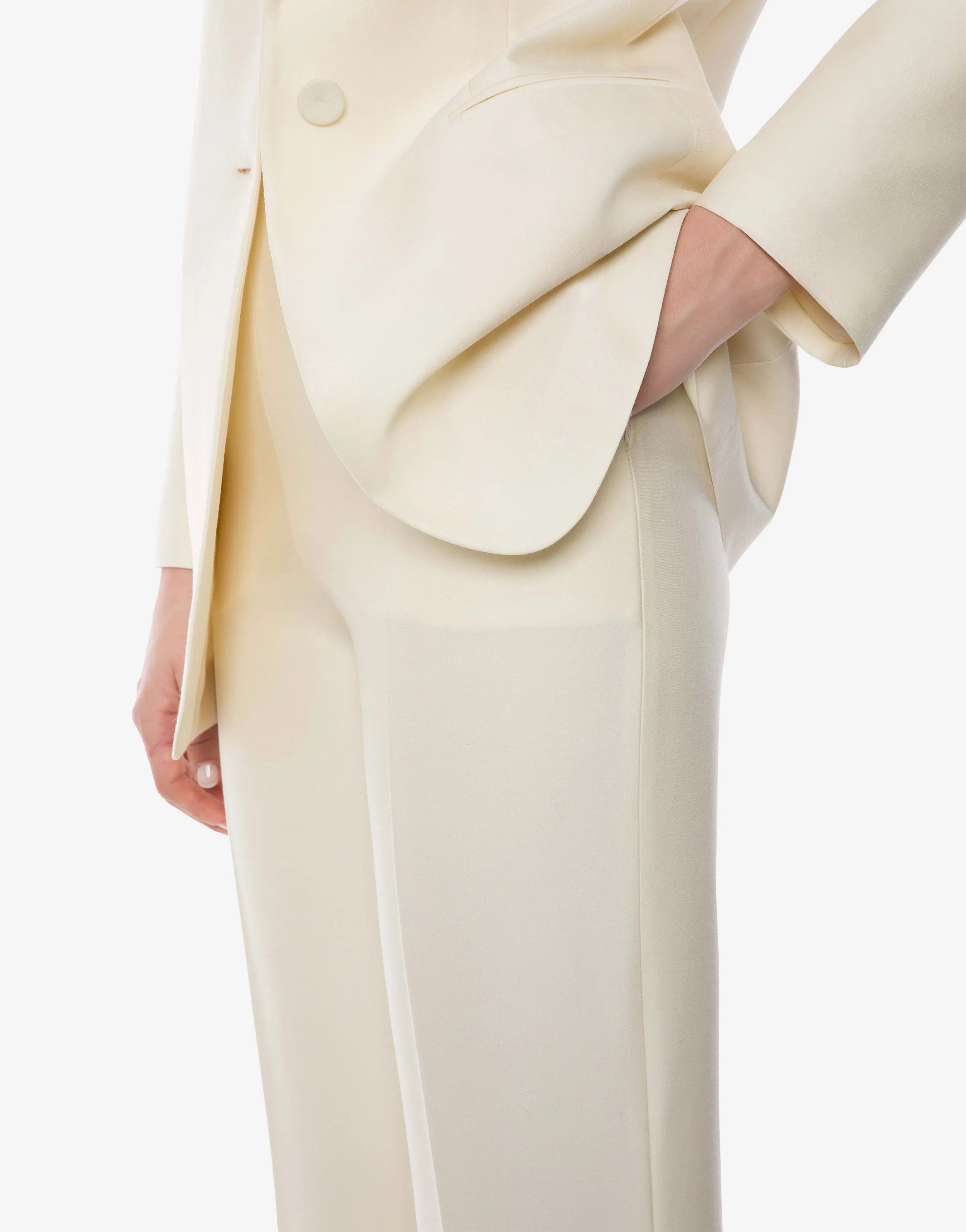 Pantaloni da abito in lana e seta sold by Philosophy di Lorenzo Serafini product image thumbnail 4