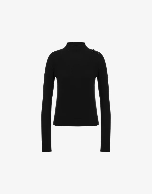 Maglione in puro cashmere con spilla piercing sold by Philosophy di Lorenzo Serafini