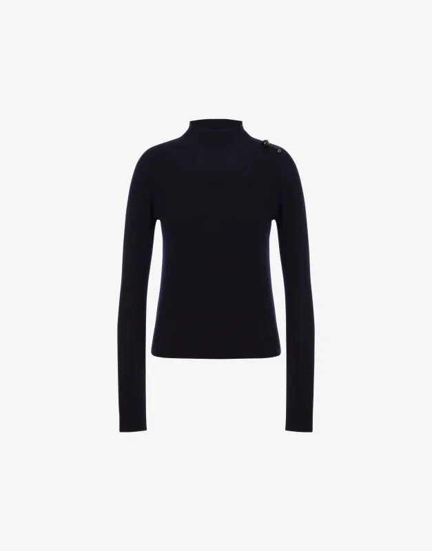 Maglione in puro cashmere con spilla piercing sold by Philosophy di Lorenzo Serafini