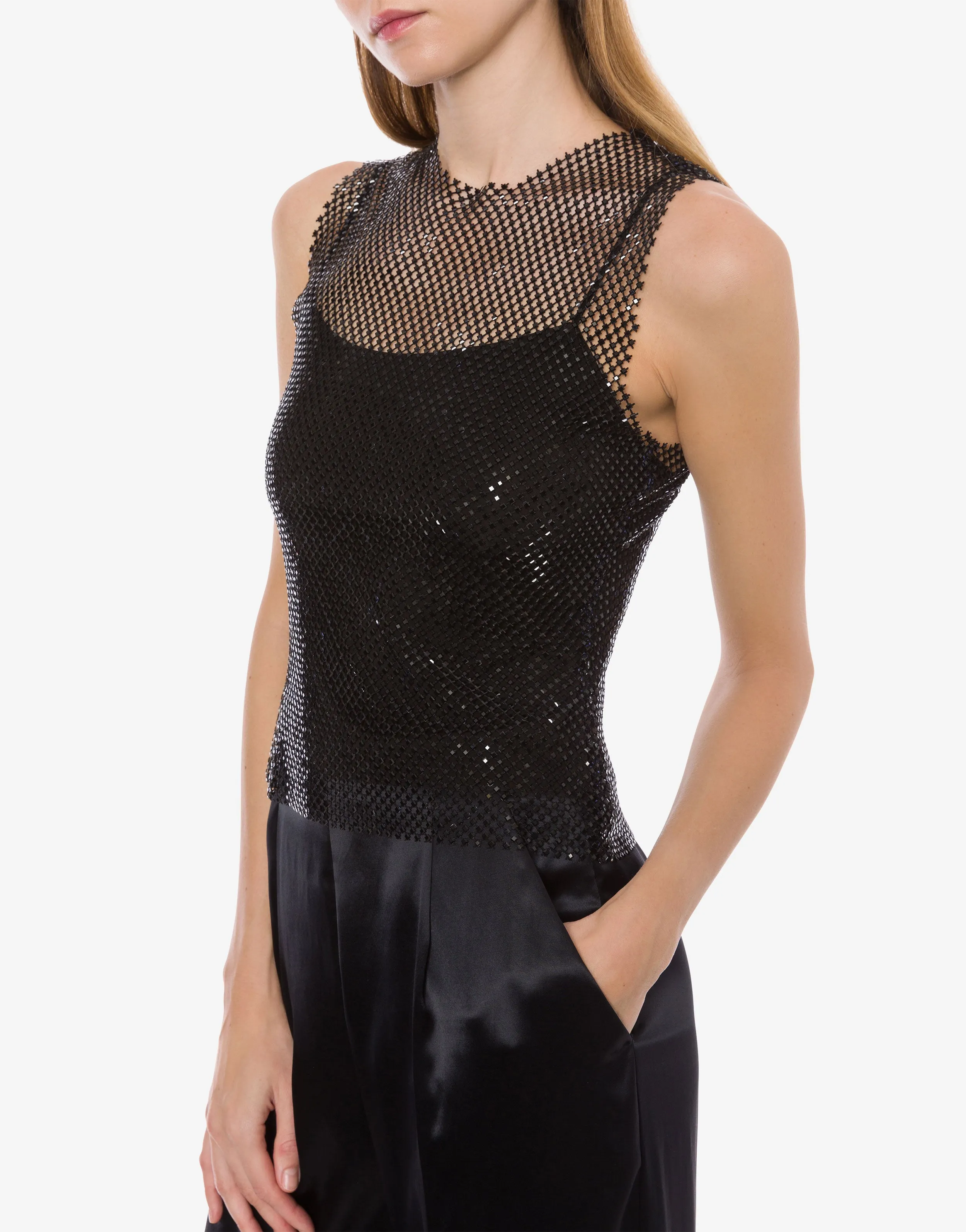 Top in rete e strass sold by Philosophy product image thumbnail 4