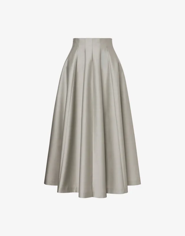 Gonna midi in lana e seta sold by Philosophy di Lorenzo Serafini