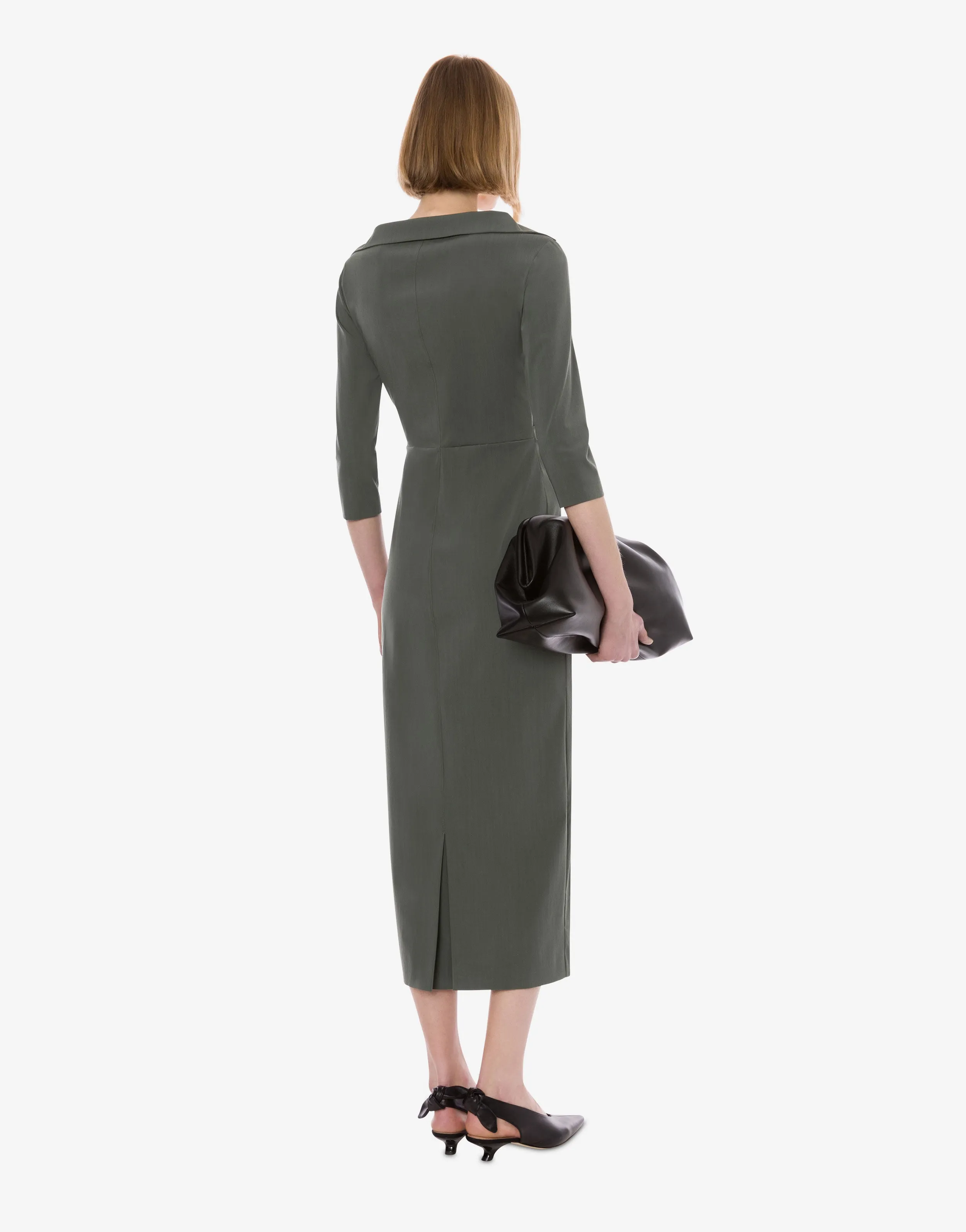 Abito midi in lana stretch sold by Philosophy di Lorenzo Serafini product image thumbnail 3