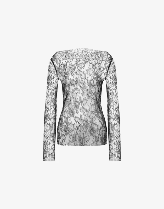 Top in pizzo trasparente sold by Philosophy di Lorenzo Serafini