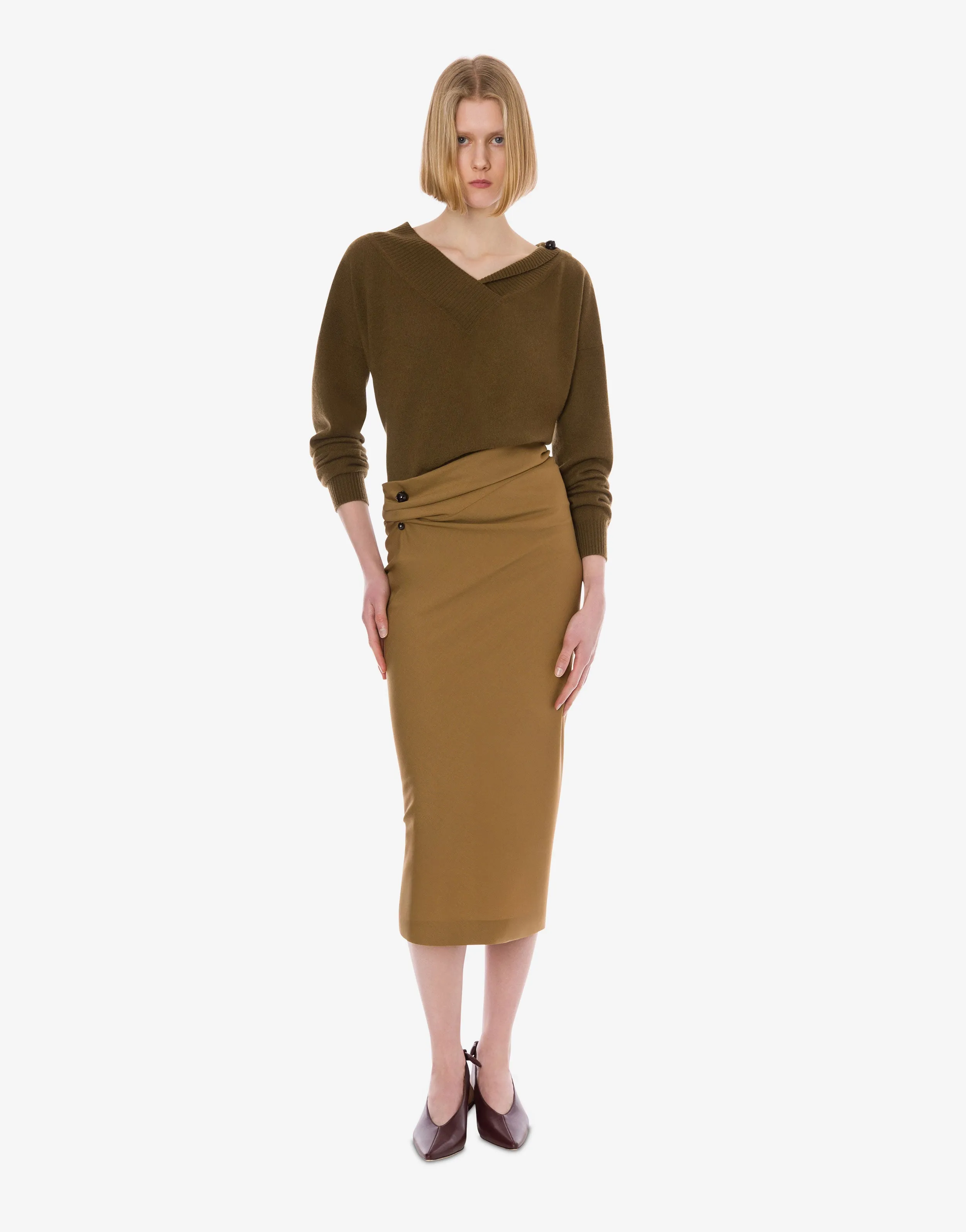Maglione in puro cashmere con spilla piercing sold by Philosophy product image thumbnail 2