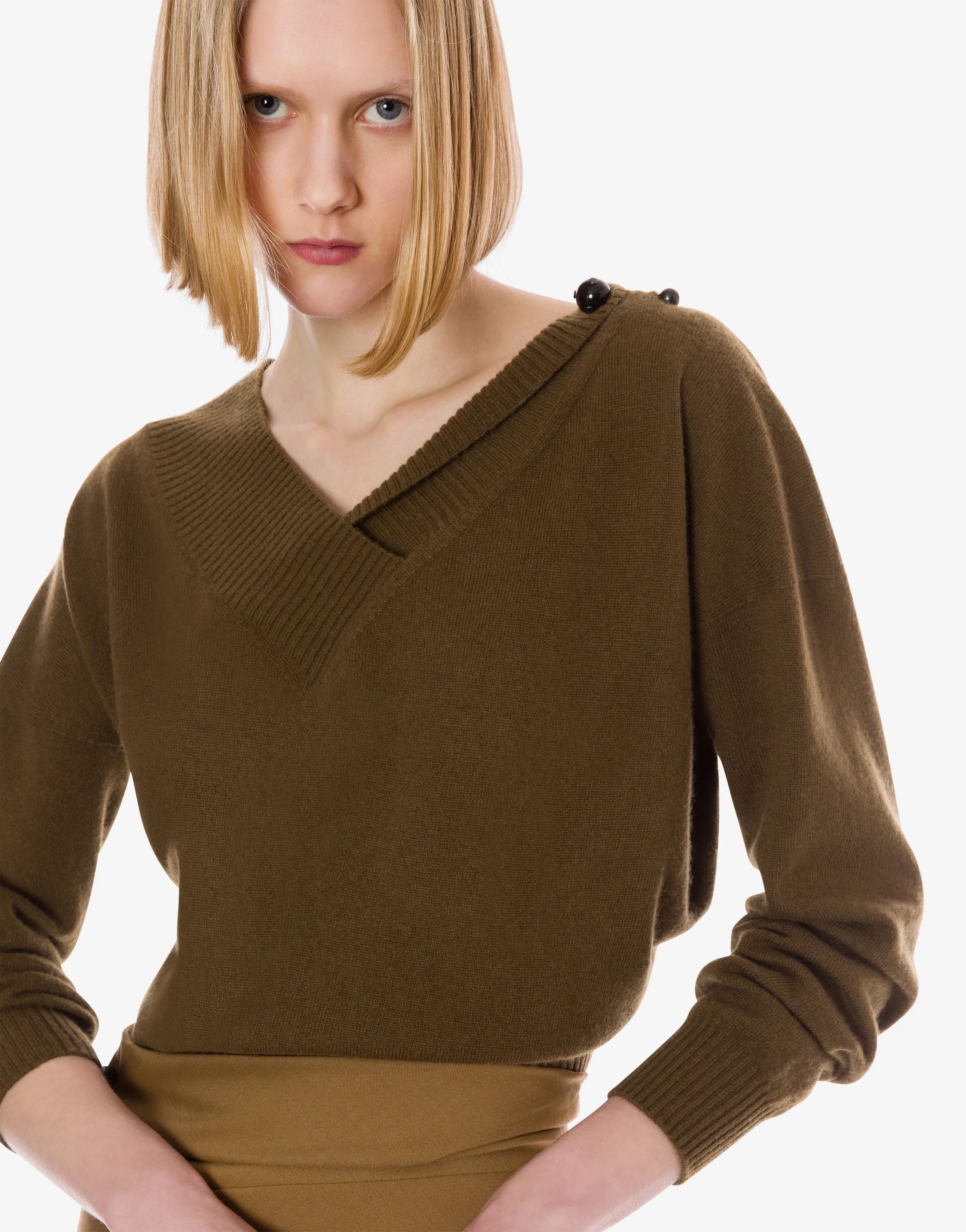 Maglione in puro cashmere con spilla piercing sold by Philosophy product image thumbnail 4