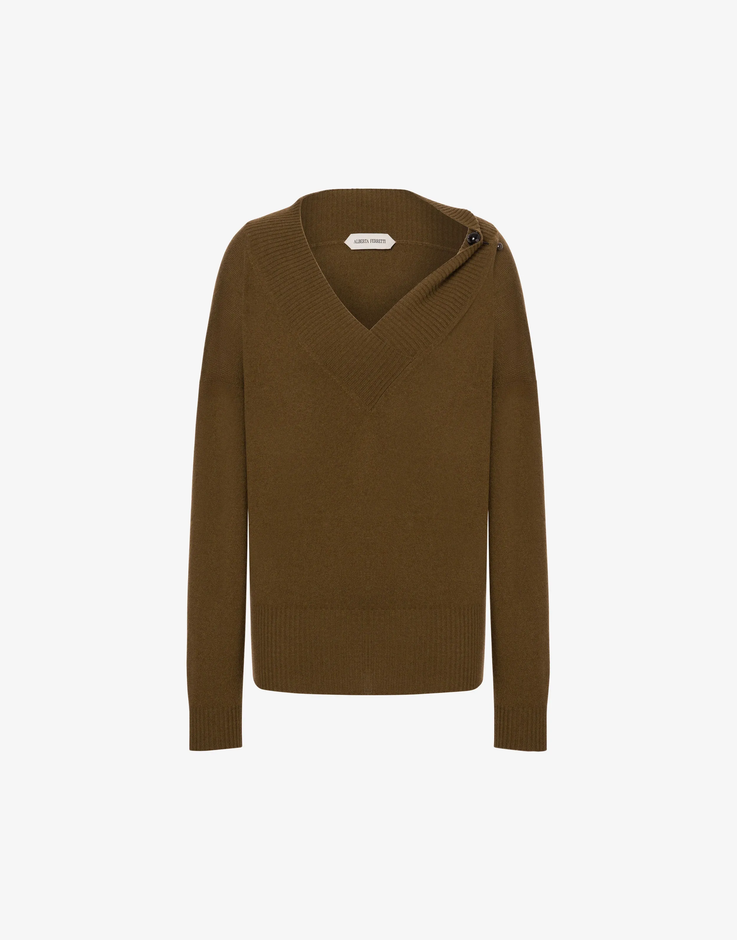 Maglione in puro cashmere con spilla piercing sold by Philosophy