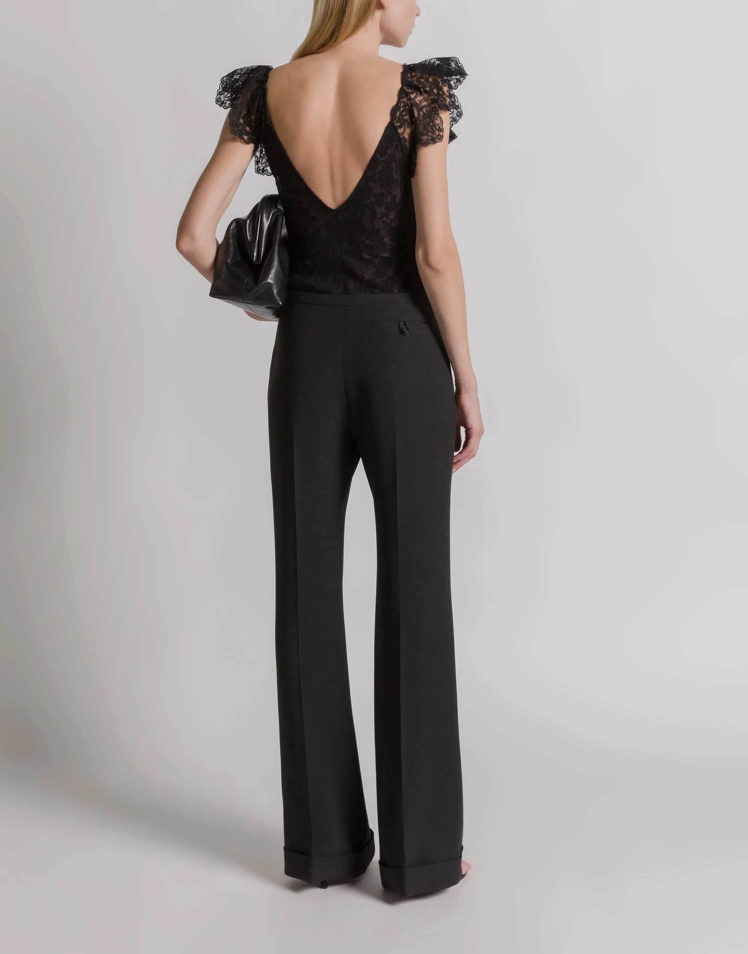 Pantaloni bootcut in lana Tropical sold by Philosophy product image thumbnail 3