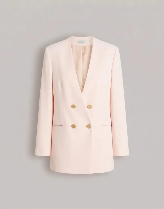 Giacca doppiopetto con bottoni dorati made by Alberta Ferretti