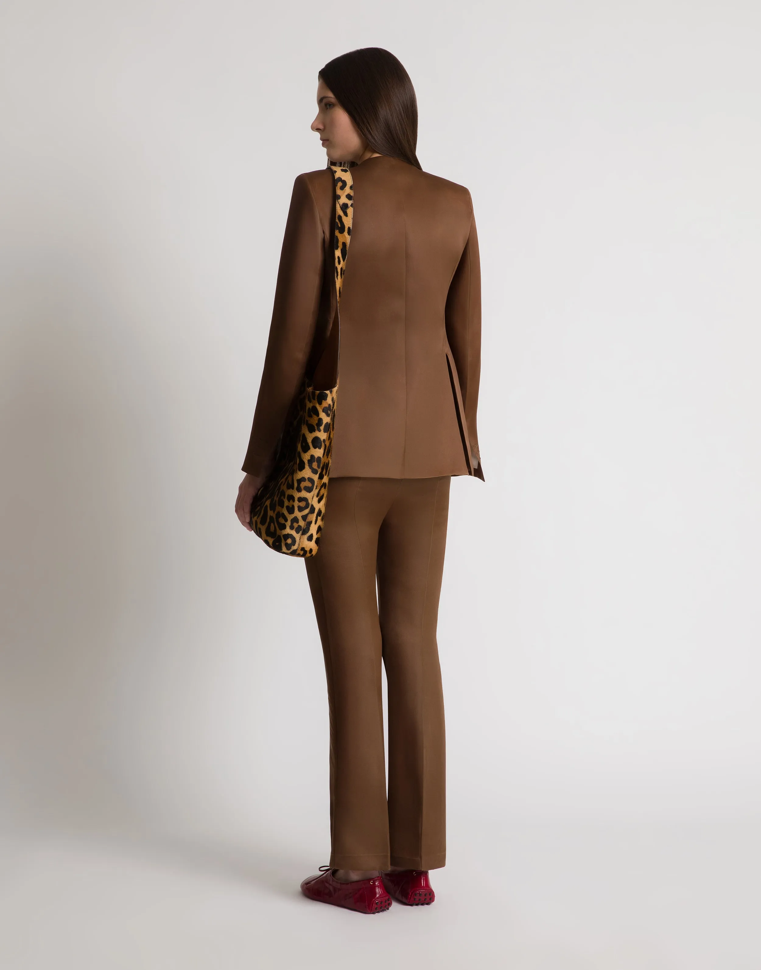 Pantaloni dritti in seta sold by Philosophy di Lorenzo Serafini product image thumbnail 3