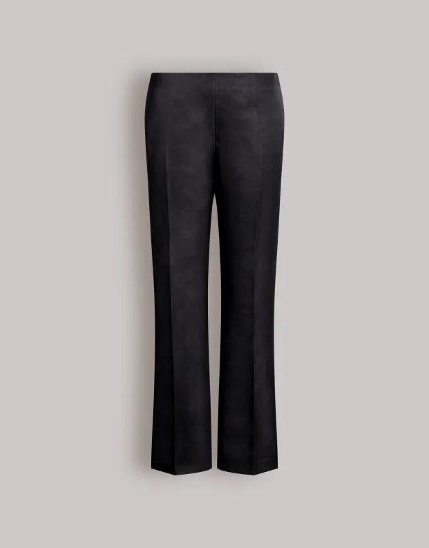 Pantaloni dritti in seta made by Alberta Ferretti