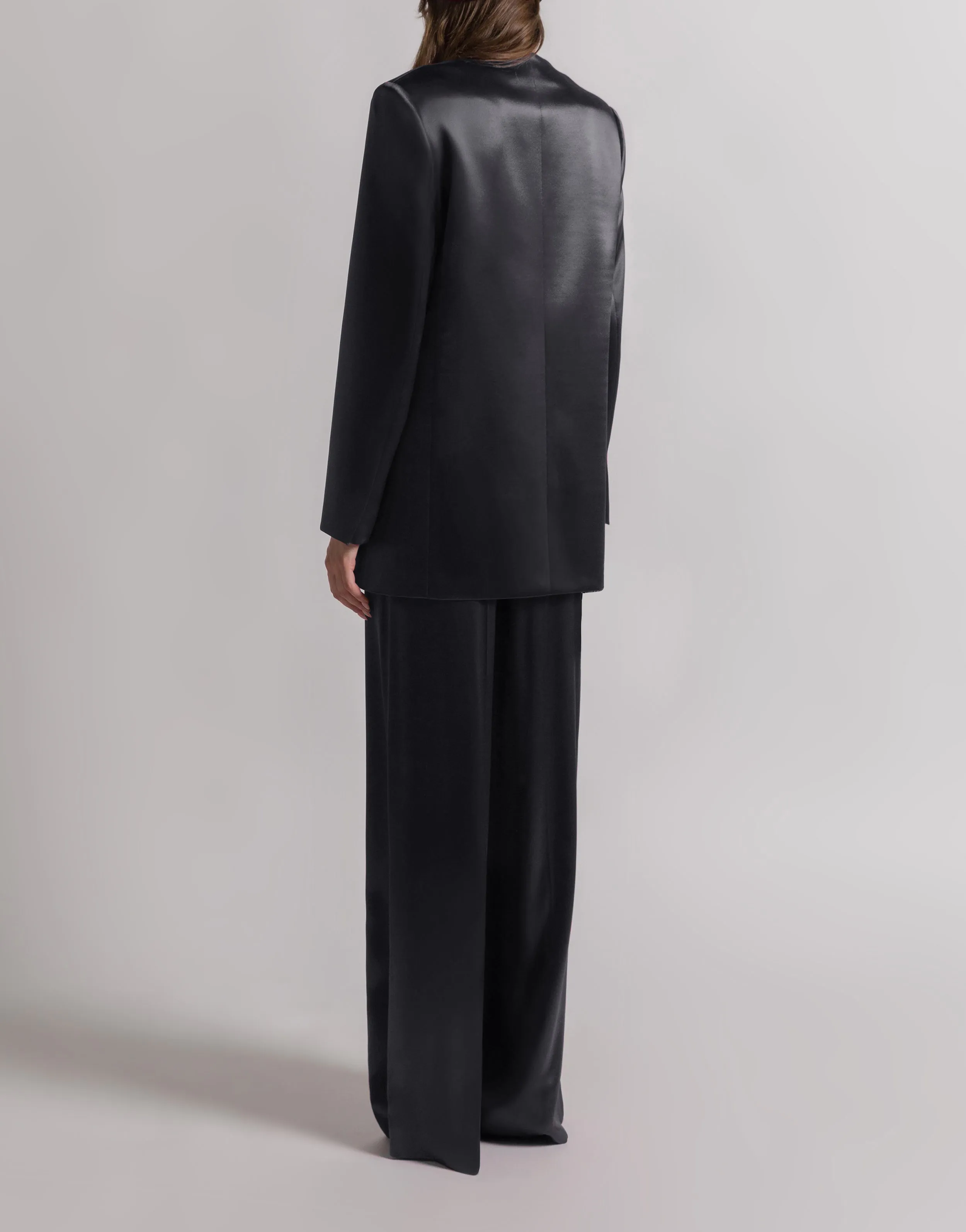 Giacca doppiopetto in raso lucido sold by Philosophy di Lorenzo Serafini product image thumbnail 3