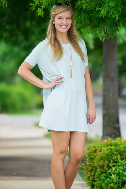 SALE-Short Sleeve Piko Tunic - Mint sold by Piko 1988