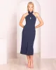 Olivette Halter Midi Dress sold by Pilgrim