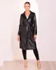 Leilani Vegan Leather Coat sold by Pilgrim