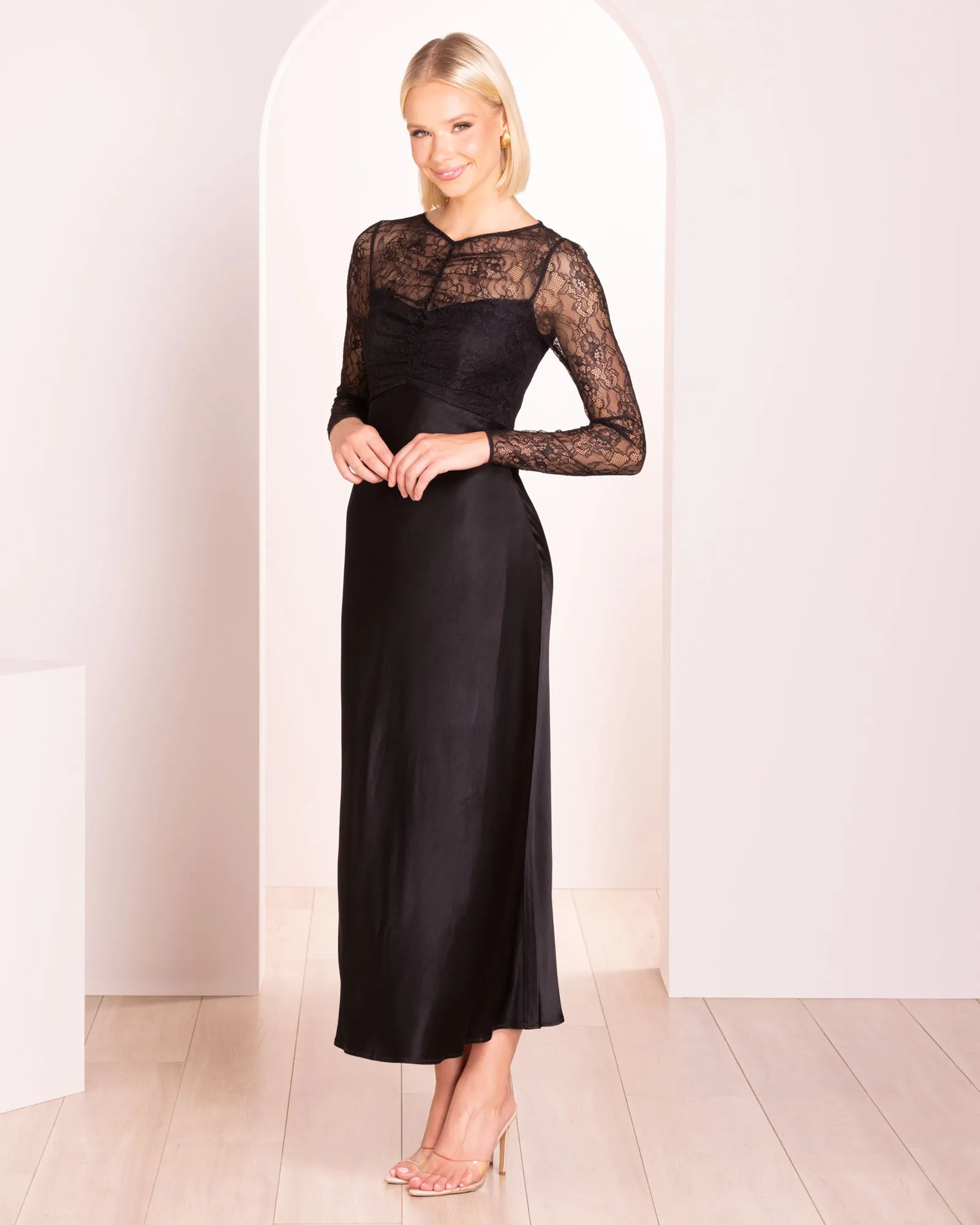 Maurita Long Sleeve Midi Dress sold by Pilgrim product image thumbnail 2