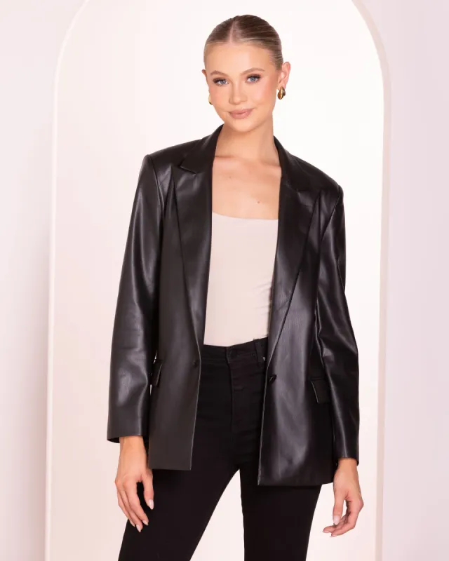 Elata Vegan Leather Jacket made by Pilgrim