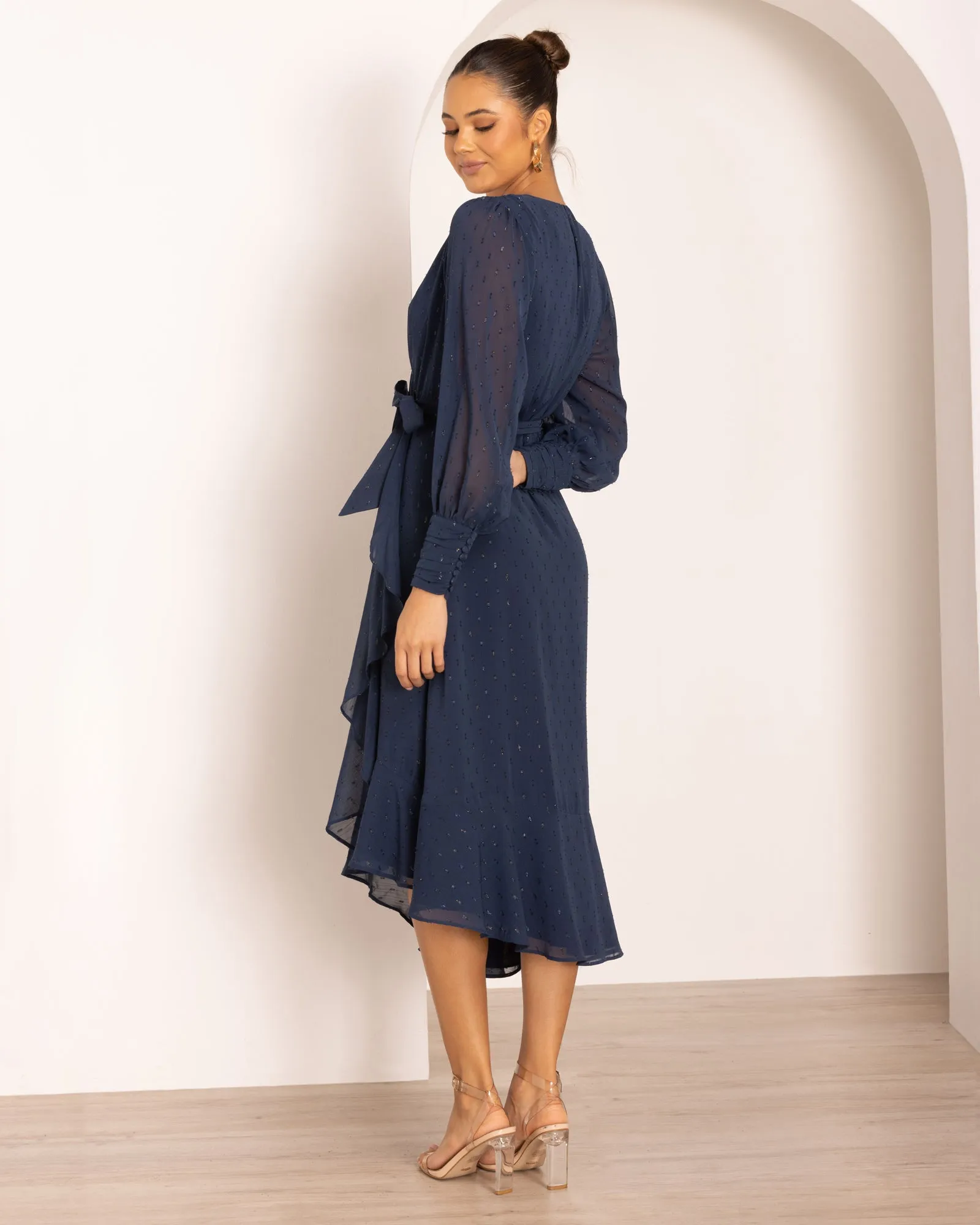 Adaline Wrap Midi Dress sold by Pilgrim product image thumbnail 4