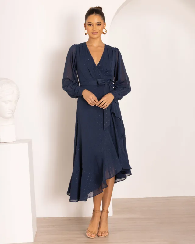 Adaline Wrap Midi Dress sold by Pilgrim