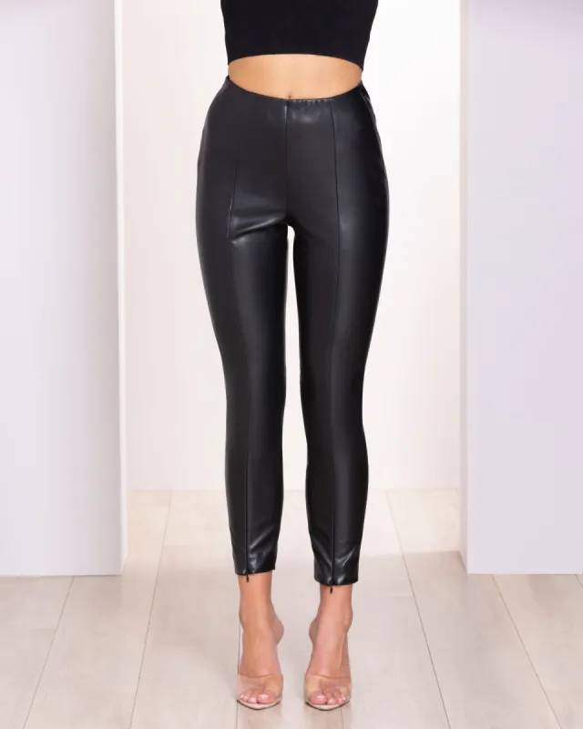 Costa Vegan Leather Pant sold by Pilgrim