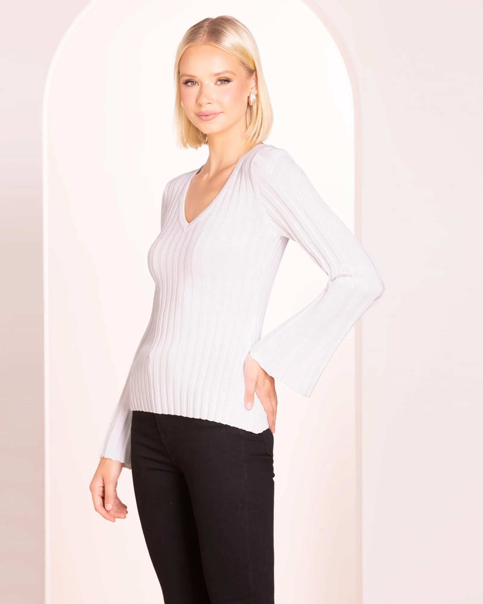 Maisie V Neck Knit Top sold by Pilgrim product image thumbnail 3