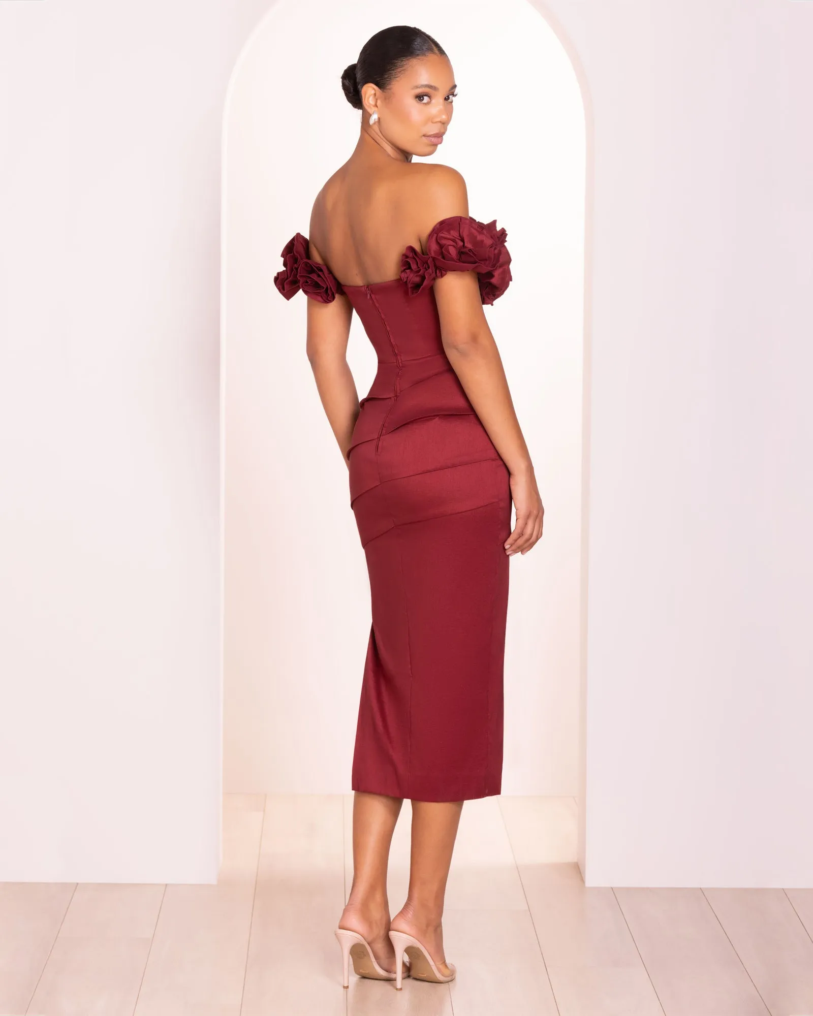 Georgia Rose Midi Dress sold by Pilgrim product image thumbnail 4