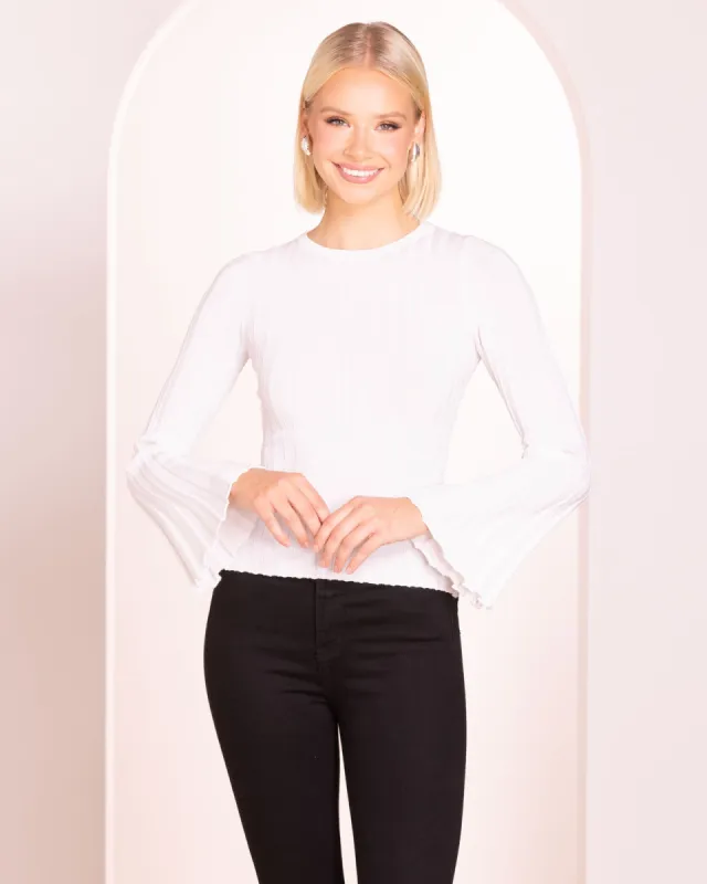 Lulu Long Sleeve Knit Top sold by Pilgrim