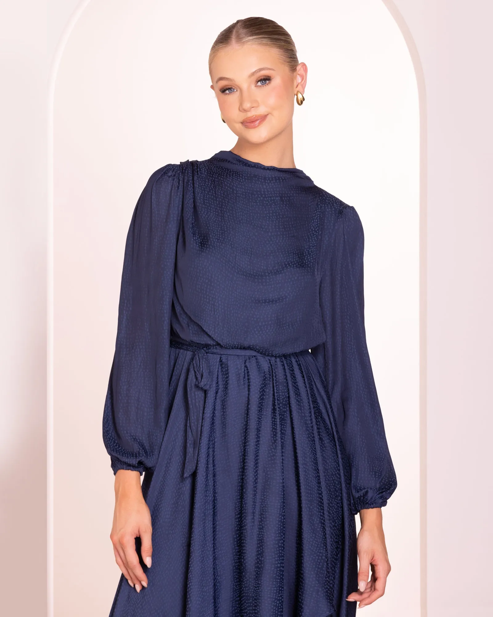 Renzo High Neck Midi Dress sold by Pilgrim product image thumbnail 4