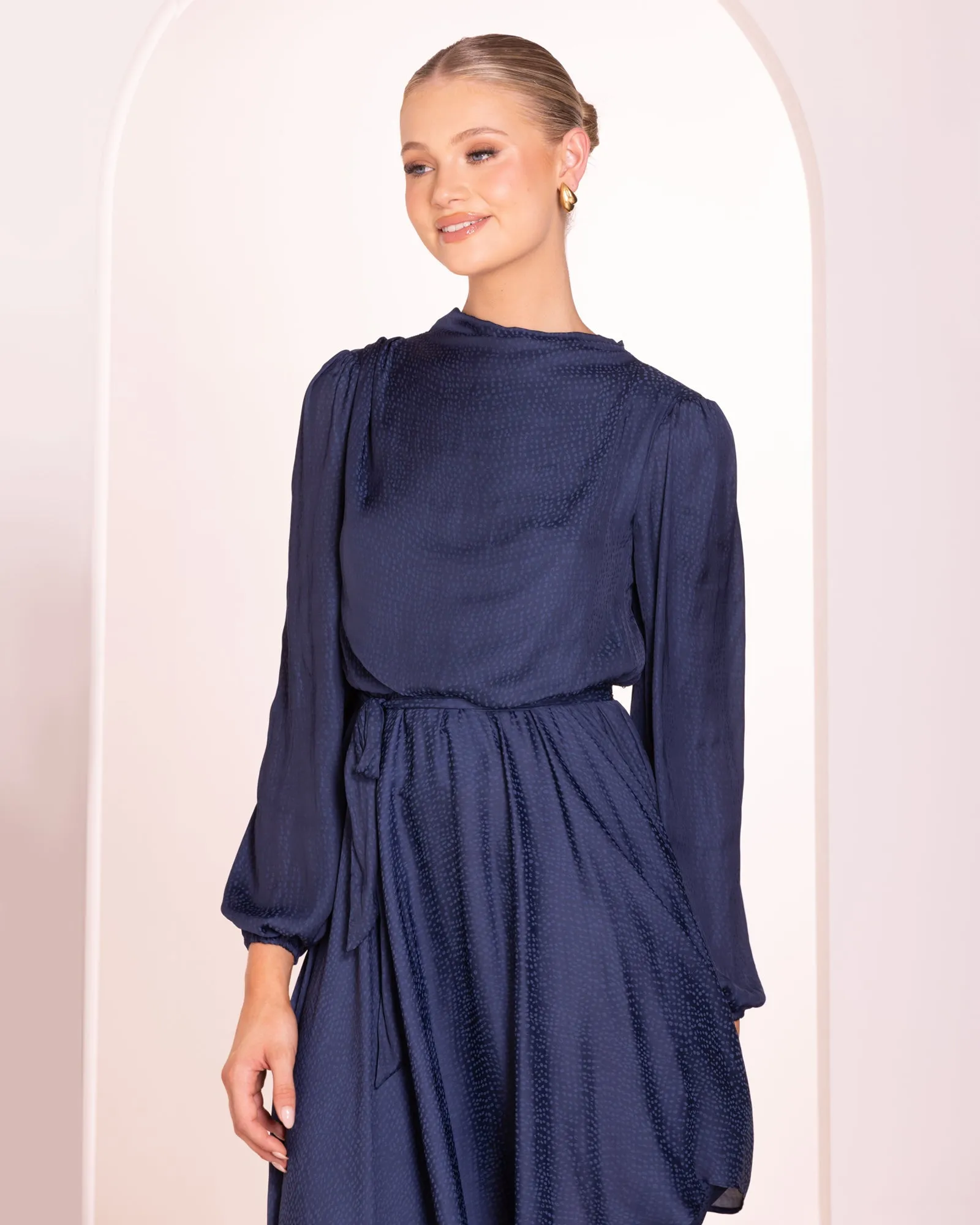 Renzo High Neck Midi Dress sold by Pilgrim product image thumbnail 5