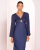 Meara V Neck Midi Dress sold by Pilgrim