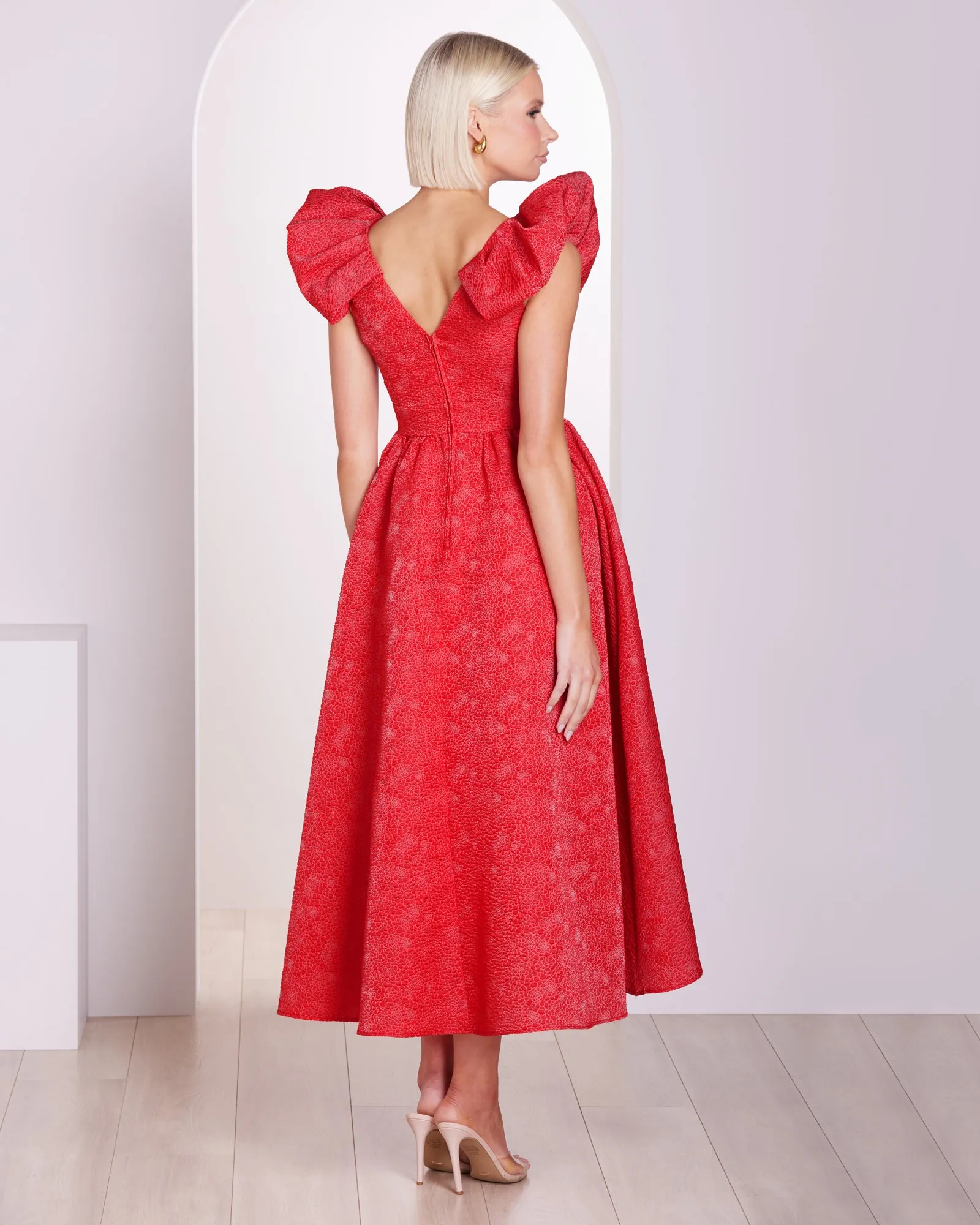 Simone V-neck A-line Dress sold by Pilgrim product image thumbnail 5